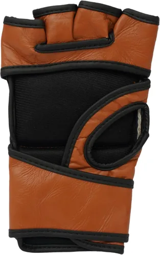 Miniatura 8 de Guantes MMA para hombre, guantes de boxeo con palma abierta, guantes de boxeo de cuero para artes marciales para hombres y mujeres, guantes