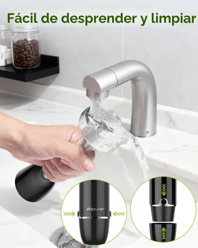 Miniatura 7 de Batidora de mano de inmersión, batidora de mano 5 en 1 de 1000 W, sin BPA, licuadora de mano de 12 velocidades 304 inoxidable, vaso de precipitados