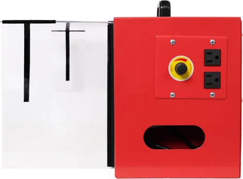 Miniatura 8 de LuckyNote Colector de polvo portátil de mesa, flujo de aire máximo de 725 CFM; cada ventilador funciona con un motor de velocidad variable de 110 V