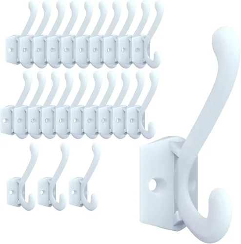 Miniatura 8 de CBWLWJ Paquete de 16 ganchos de pared resistentes para colgar en la pared, para sala de estar, baño, cocina, para abrigo, bolsa, bufanda, toalla