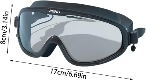 Miniatura 2 de Gafas de natación para adultos, antivaho sin fugas, gafas de natación de visión amplia, gafas de piscina de visión clara para jóvenes, hombres