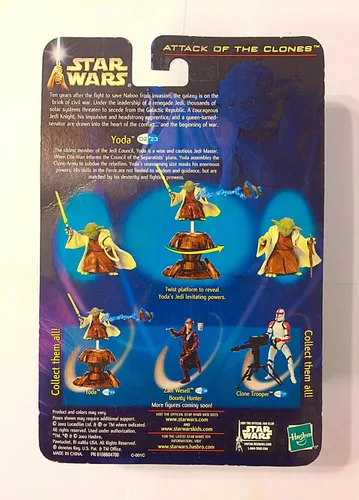 Miniatura 3 de Star Wars, 2002 Saga Collection, figura de acción Yoda Jedi #23, 3.75 pulgadas