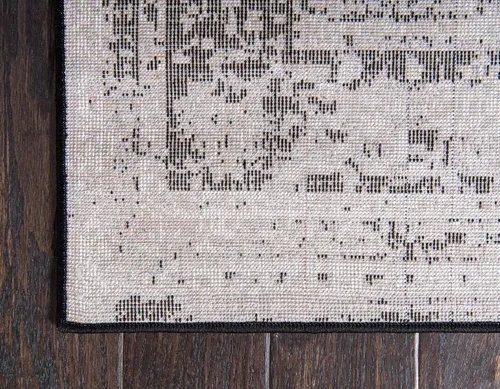 Miniatura 9 de Unique Loom Sofia Collection - Alfombra tradicional vintage, inspirada en Francia (7 pies x 10 pies, rectangular, negro/gris claro)