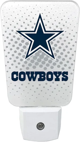Miniatura 18 de Party Animal Luz nocturna LED del equipo de la NFL, con sensor automático y 3 ajustes de luz, diseño delgado de 5 pulgadas que se adapta a enchufes