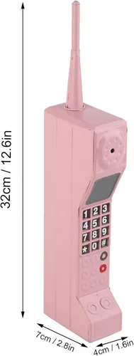 Miniatura 3 de Adorno retro de ladrillo para teléfono celular, modelo retro de teléfono celular, accesorios de fotografía vintage de hierro para escenarios