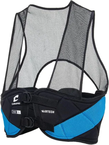 Miniatura 2 de Champro Air Tech 3 - Chaleco de fútbol americano para adultos con protectores acolchados y almohadilla para la cola