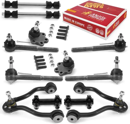 Miniatura 38 de Metrix Premium Chassis Parts - Kit de suspensión delantera de 10 piezas para BMW X5 2007-2013, BMW X6 2008-2014, reemplazo, fabricado en Europa