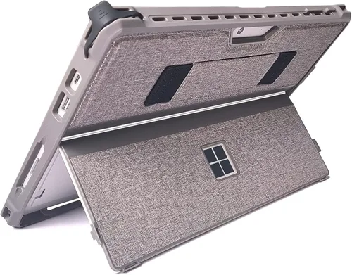 Miniatura 8 de Funda protectora resistente para Microsoft Surface Pro 7+/7/6/5/4/LTE de 12.3", con soporte para lápiz capacitivo y correa de mano, compatible