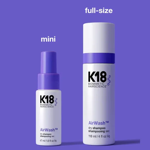 Miniatura 9 de K18 AirWash™ Dry Shampoo, Non-Aerosol, Balances Scalp & Controls Excess Oil Production