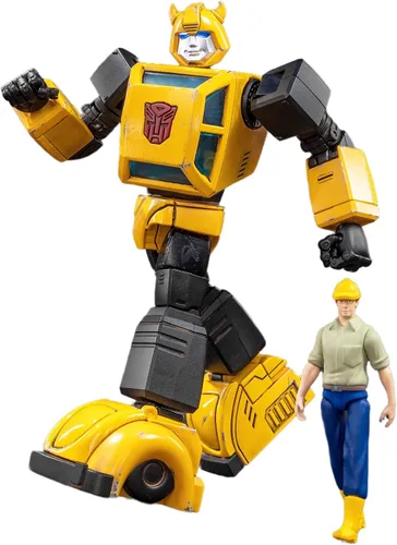 YOLOPARK Transformers G1 Bumblebee - Figura de acción fundida a presión, serie AMK PRO de 6.3 pulgadas, juguetes transformadores altamente