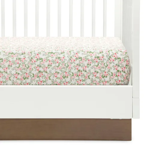 Miniatura 11 de Delta Children Mantas de Recepción para Bebé de Franela 100% Algodón para Niñas y Niños – 30x30 Pulgadas (Paquete de 2), Floral Rosa