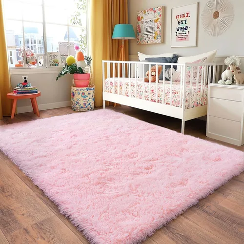 Miniatura 25 de Alfombras de Pasillo para Dormitorio 2x6 pies Alfombras de Pasillo para Pasillos Antideslizantes Suaves de Pelo Largo Alfombra de Cabecera, Alfombra