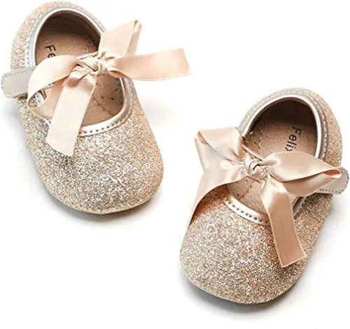 Miniatura 21 de Felix & Flora Zapatos de bebé de suela suave - Zapatos de bebé para caminar, mocasines, suela de goma, zapatos de cuna
