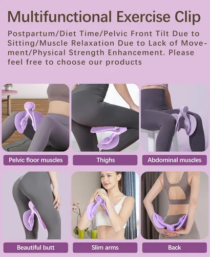 Miniatura 4 de Pelvic Floor Exercise Device with 35-49 lb Resistance, Kegel and Inner Thigh Muscle Trainer, Home Workout Equipment for Postpartum Recovery, Women &