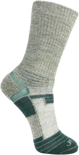 ja vie JAVIE 68% lana merino rendimiento transpirable hasta la rodilla calcetines para mujeres y hombres
