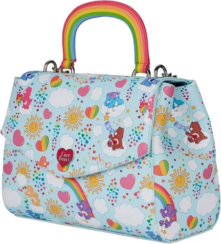 Miniatura 5 de Loungefly Care Bears - Bolso cruzado con asa arcoíris multicolor, Color múltiple, Bolso bandolera