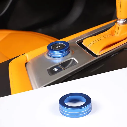 TINKI Ajuste de brillo de instrumento de automóvil/anillo de decoración de barra de marcación para Chevy C7 Corvette 2014-2019 Accesorios interiores