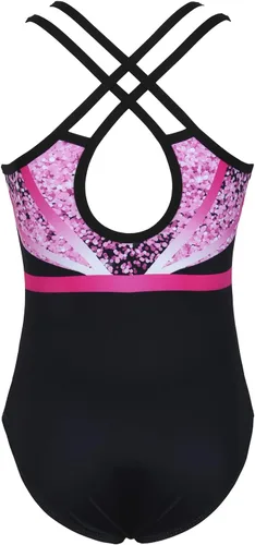 Miniatura 117 de MODAFANS Leotardos de gimnasia para niñas brillantes para bailar ballet, pantalones cortos con espalda cruzada