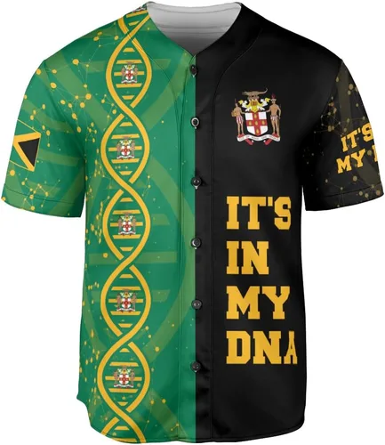 Miniatura 2 de Camiseta de béisbol de Jamaica con nombre personalizado, camiseta jamaicana personalizada, uniforme de orgullo de Jamaica, unisex, S-5XL
