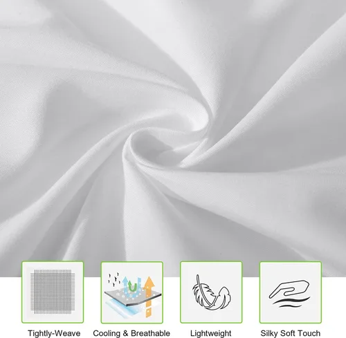 Miniatura 5 de Femini Fashion Juego de sábanas de microfibra suave de tamaño individual de 39 x 75 pulgadas, juego de sábanas de microfibra cepillada de 1800