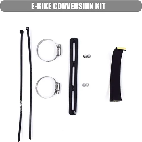 Miniatura 6 de DRIFT MANIAC Kit de conversión Ebike para adaptador de batería, montaje en bastidor, aluminio negro