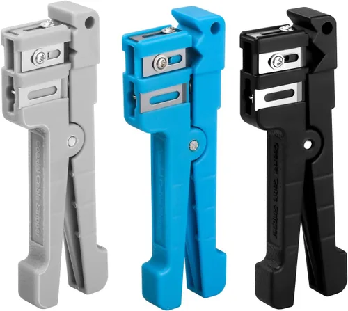 Miniatura 15 de Herramienta de corte de fibra óptica 45-162 y 45-163 Pelacables coaxiales Fibra óptica Buffer Tube Jacket Stripper cable coaxial crimpador