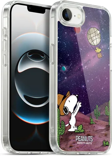 Miniatura 109 de Head Case Designs Funda de gel con licencia oficial de Peanuts Nebula Cactus Needles Snoopy Space Cowboy [protección de grado militar] compatible