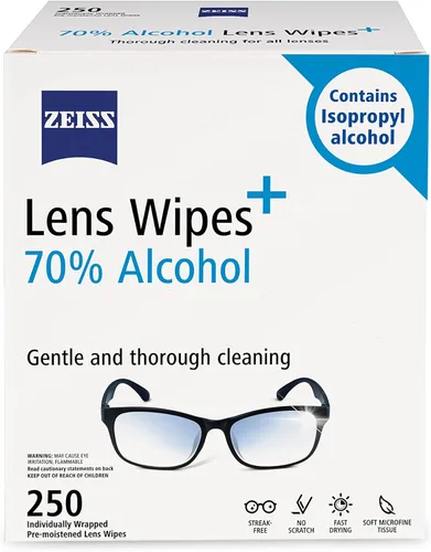Miniatura 13 de ZEISS - Toallitas de limpieza prehumedecidas para lentes, 80