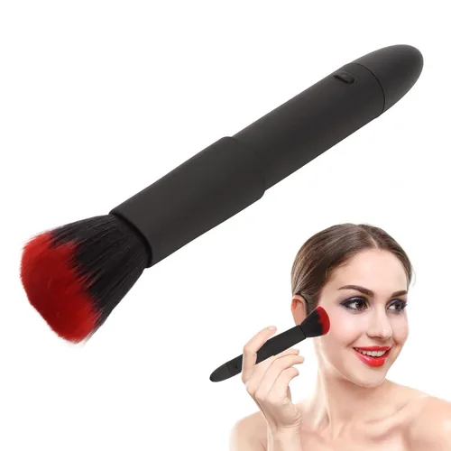 Miniatura 7 de TARSHYRY Cepillo de maquillaje eléctrico, multifuncional de 10 engranajes, cepillo de masaje eléctrico para rubor, cepillo de maquillaje USB
