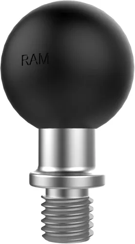Miniatura 5 de RAM Mounts - Adaptador de bola con poste roscado M10 X 1.25" con bola de tamaño B de 1 pulgada RAM-B-349U
