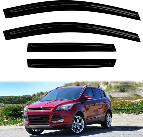 Miniatura 60 de Viseras de ventana protectores de lluvia para Chevy Equinox 2018 2019 2020 2021 2022 2023 2024