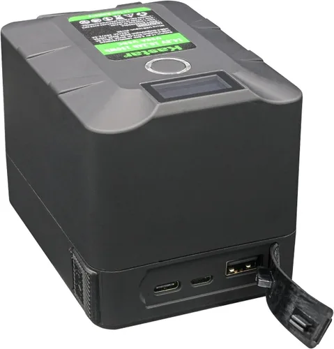 Miniatura 4 de Kastar Paquete de 2 baterías de montaje en V BP-Y150W y cargador doble D-Tap compatible con monitor de pantalla táctil inalámbrico Vaxis Storm 058