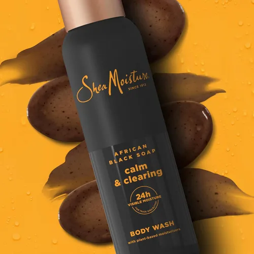 Miniatura 7 de SheaMoisture Jabón Africano Negro Limpiador corporal Calmante y clarificante para 24H de Humedad visible para una piel saludable y radiante 18 Oz