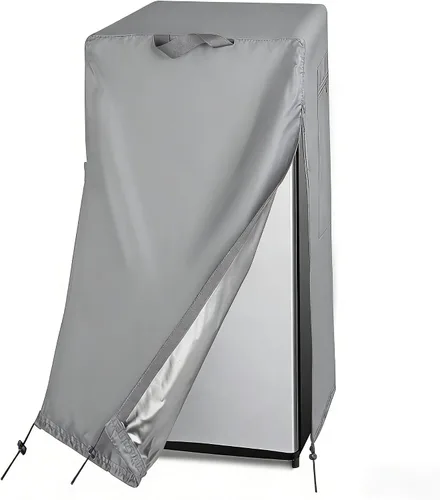 Miniatura 13 de Cubierta para refrigerador Guisong, impermeable y a prueba de polvo, protectora para congeladores verticales, adecuada para la mayoría de mini