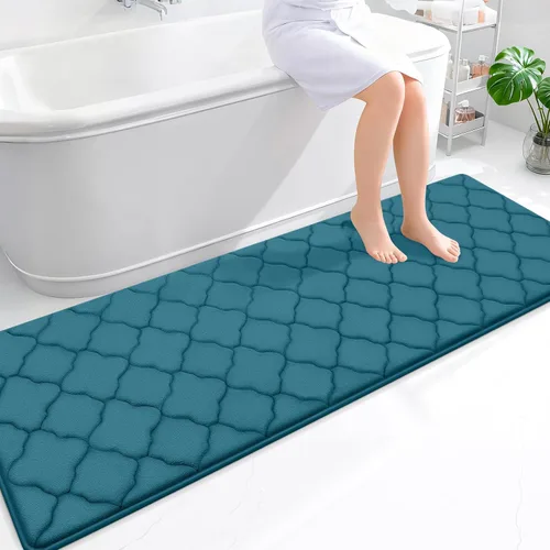 Miniatura 89 de OLANLY Alfombra de Baño de Espuma Viscoelástica de 24 x 16 pulgadas, Ultra Suave y Absorbente, Alfombras de Baño Antideslizantes, Cómodas, Lavables