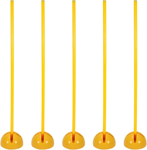 5 bastones de entrenamiento de agilidad, 39, 47, 59 pulgadas, juego de entrenamiento de agilidad de velocidad para niños y adultos, deportes al aire