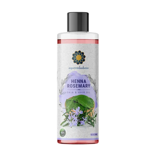Miniatura 12 de Aceite para el cabello AYURVEDASHREE 6.76 fl oz., con Bhringraj, extracto de Amla, Kalonji, sésamo, aguacate, nuez, tomillo, jojoba, aceite