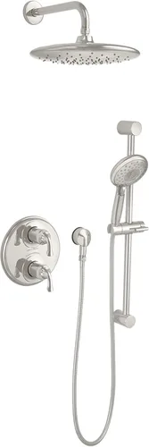 Miniatura 3 de American Standard 1660730.013 - Barra deslizante redonda de mano para cabezal de ducha de 30 pulgadas, níquel pulido