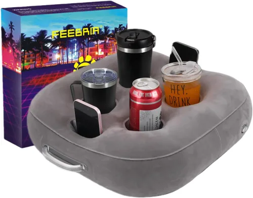 Inflatable Floating Drink Holder for Pool Party Beach hot tub