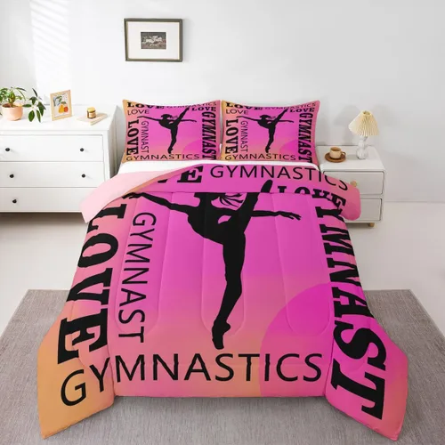 Miniatura 15 de Feelyou Juego de edredón de baloncesto para niñas y niños, juego de ropa de cama con juegos de pelota, decoración de habitación, regalo para amantes