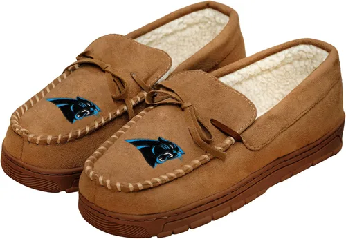 Miniatura 21 de FOCO Mens NFL Team Logo Moccasin Slippers Beige
