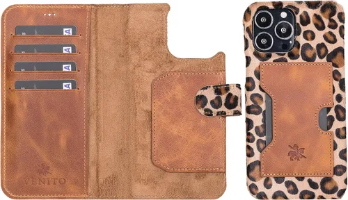 Miniatura 27 de Venito Florence - Funda de piel compatible con Samsung Galaxy S9, extra segura con bloqueo RFID, cartera desmontable para teléfono (gris decolorado)