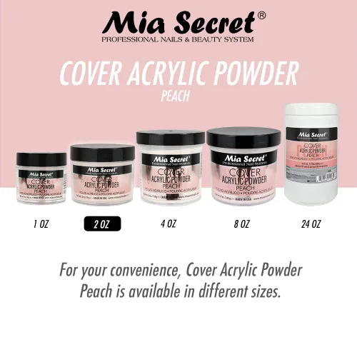 Miniatura 6 de Mia Secret Acrílico Polvo Cubierta Melocotón 2 oz.