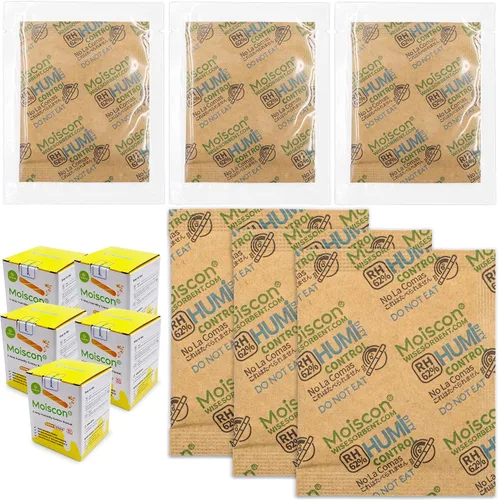 Miniatura 27 de Wisesorb Paquetes de control de humedad bidireccionales 49% para guitarras e instrumentos de madera - Absorbentes de humedad de 70g