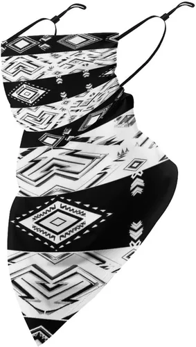 Miniatura 8 de Bufanda triangular reutilizable con cinta elástica para las orejas, protección solar UV