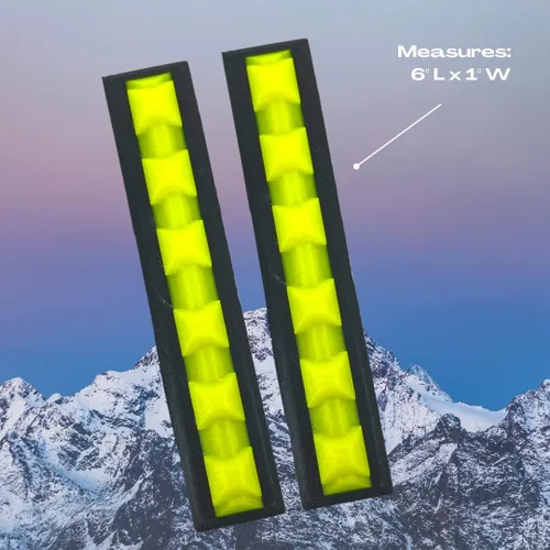 Miniatura 3 de FRESHe Almohadilla de snowboard - Patrón de espiga de perfil bajo - Almohadilla de pisoteo especializada diseñada para un mejor agarre y adherencia