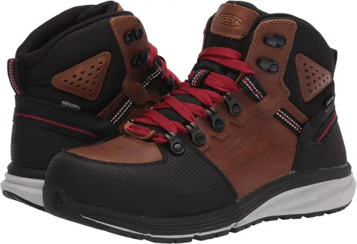 Miniatura 7 de KEEN Utility Botas de trabajo de almacén Red Hook impermeables para hombre de media altura con punta compuesta
