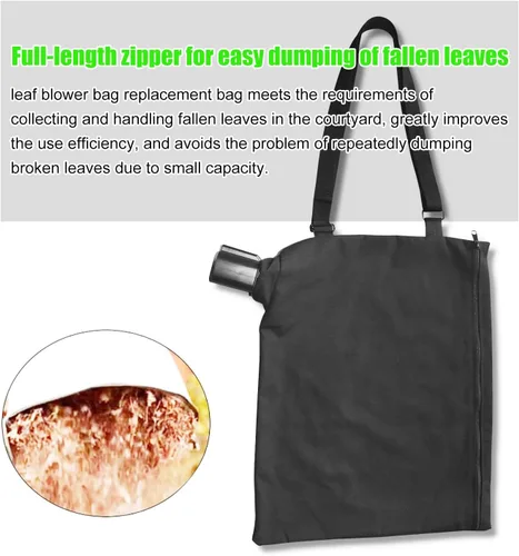 Miniatura 8 de Bolso para hombro 5140125-95 para soplador de hojas, Compatible con soplador Black & Decker BV3100/BV2900, 5140125-95 Bolso para hombro/Bolsa