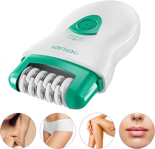 Miniatura 6 de Epilady Depiladora con cable de velocidad para mujer – Dispositivo de depilación de raíz de 40 discos de doble velocidad para piernas, axilas y zona