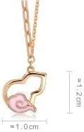 Miniatura 5 de CHOW SANG SANG Regalo para el Día de la Madre 18K Oro Rosa Calabaza Esmalte Rosa (Wulu) Pulsera de nube auspiciosa, collar para madres mamá